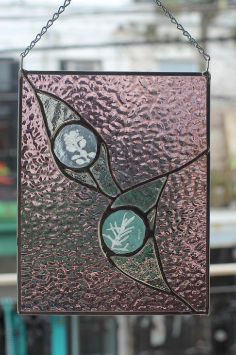 Stained Glass with Rosemary